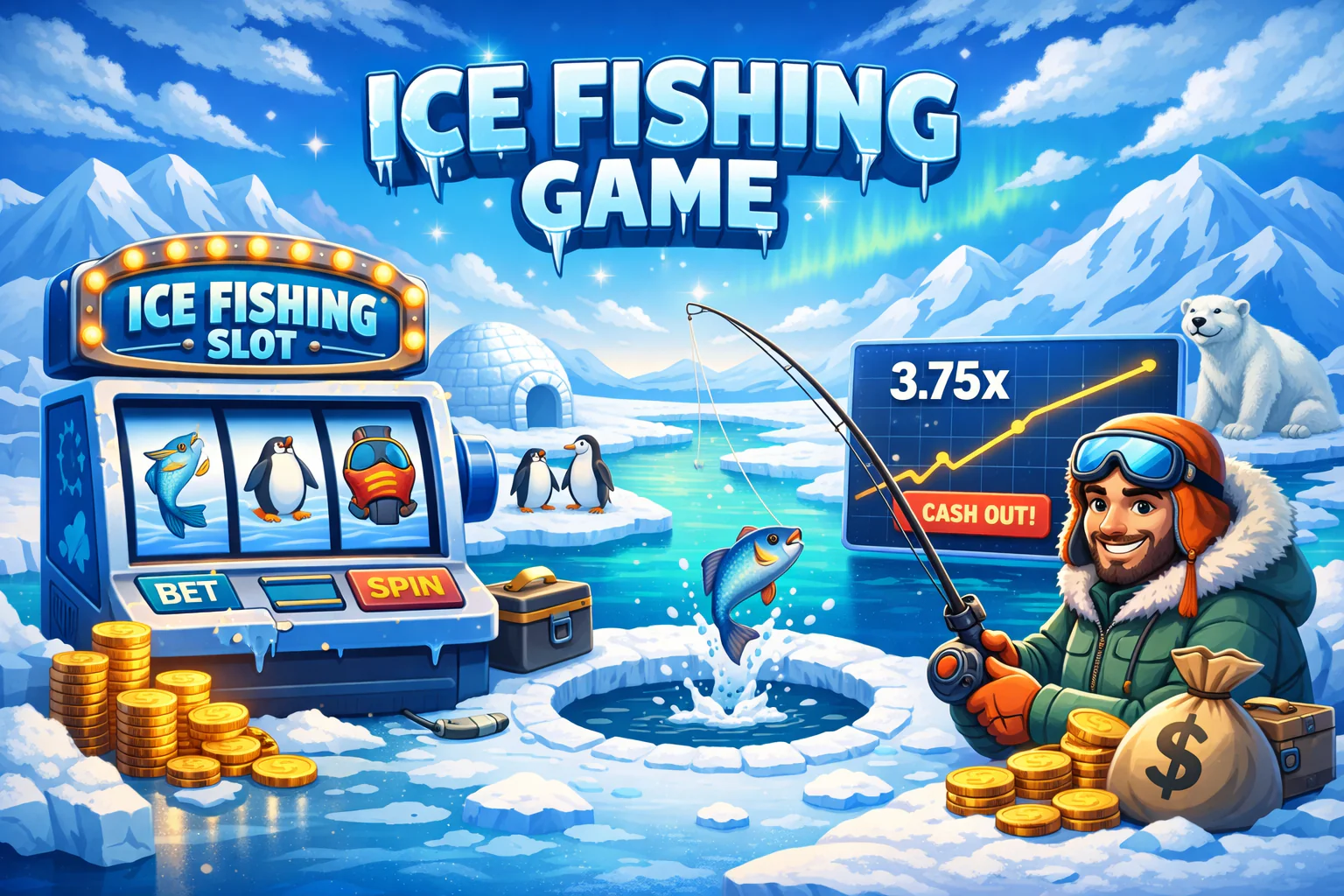 Jak działa algorytm w ice fishing game?