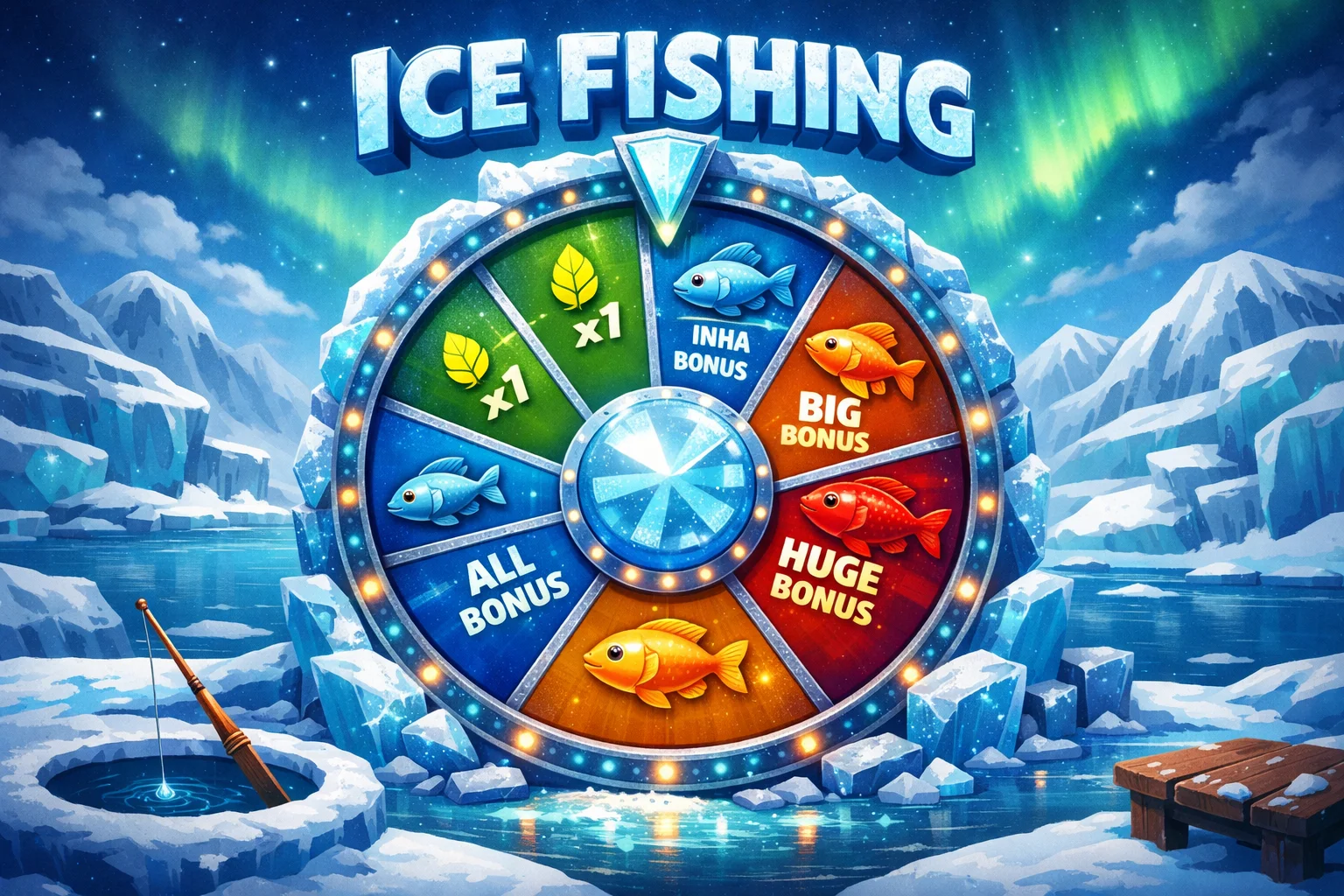 Ice fishing gamble game a klasyczne automaty